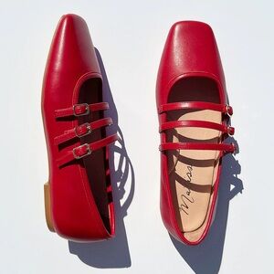 Matisse Red Nova Flats